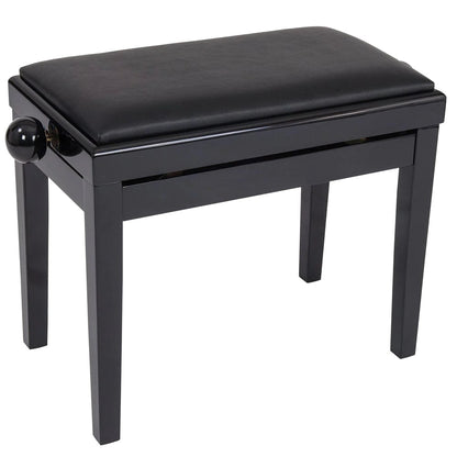 Kinsman Adjustable Piano Bench ~ Polished Gloss Black