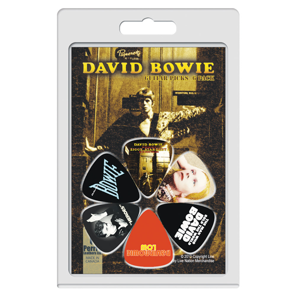 Perri's 6 Pick Pack ~ David Bowie Album Covers