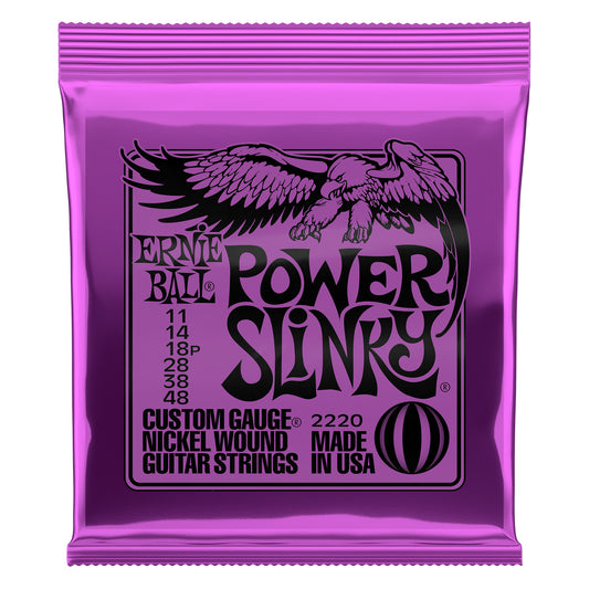 Ernie Ball Power Slinky Electric Guitar Strings - 11-48