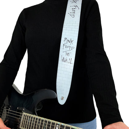 Perri's 2.5" Leather Guitar Strap ~ Pink Floyd The Wall