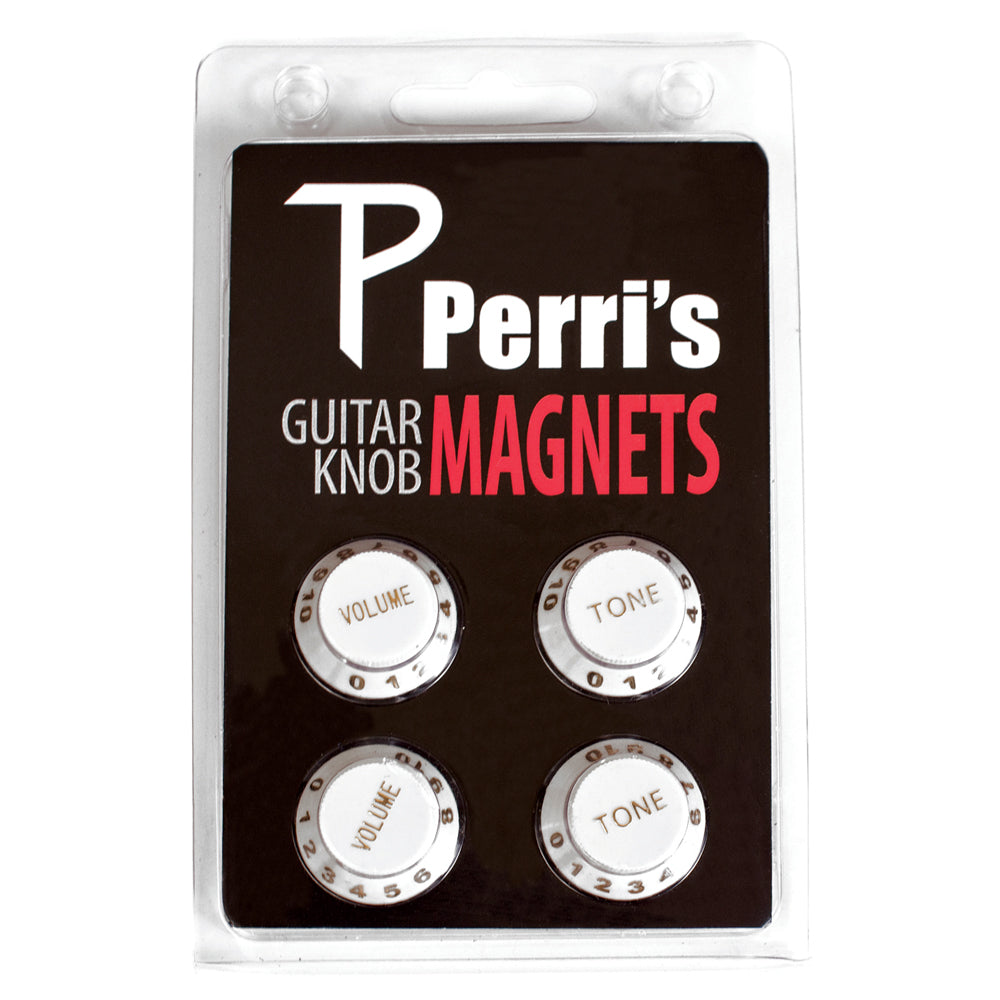 Perris Guitar Knob Magnets ~ White