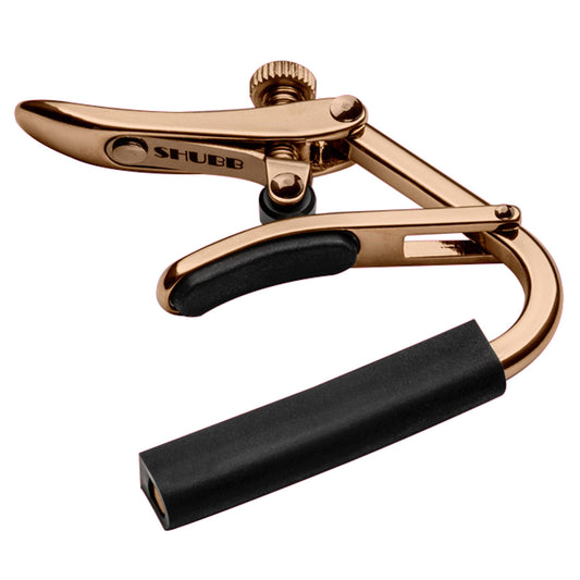 Shubb 'Capo Royale' Electric Guitar Capo ~ Rose Gold