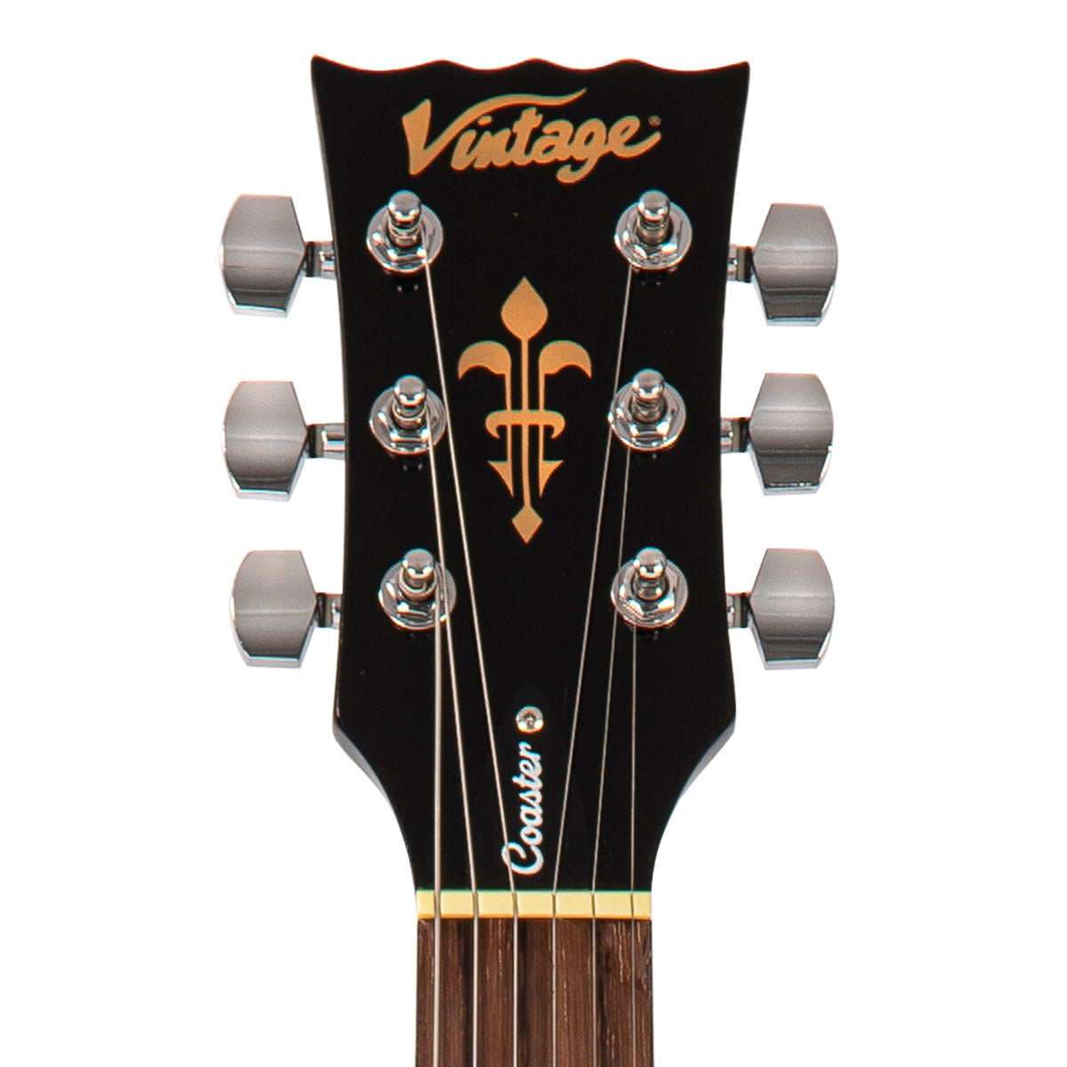 Vintage V10 Coaster Series Electric Guitar ~ Boulevard Black