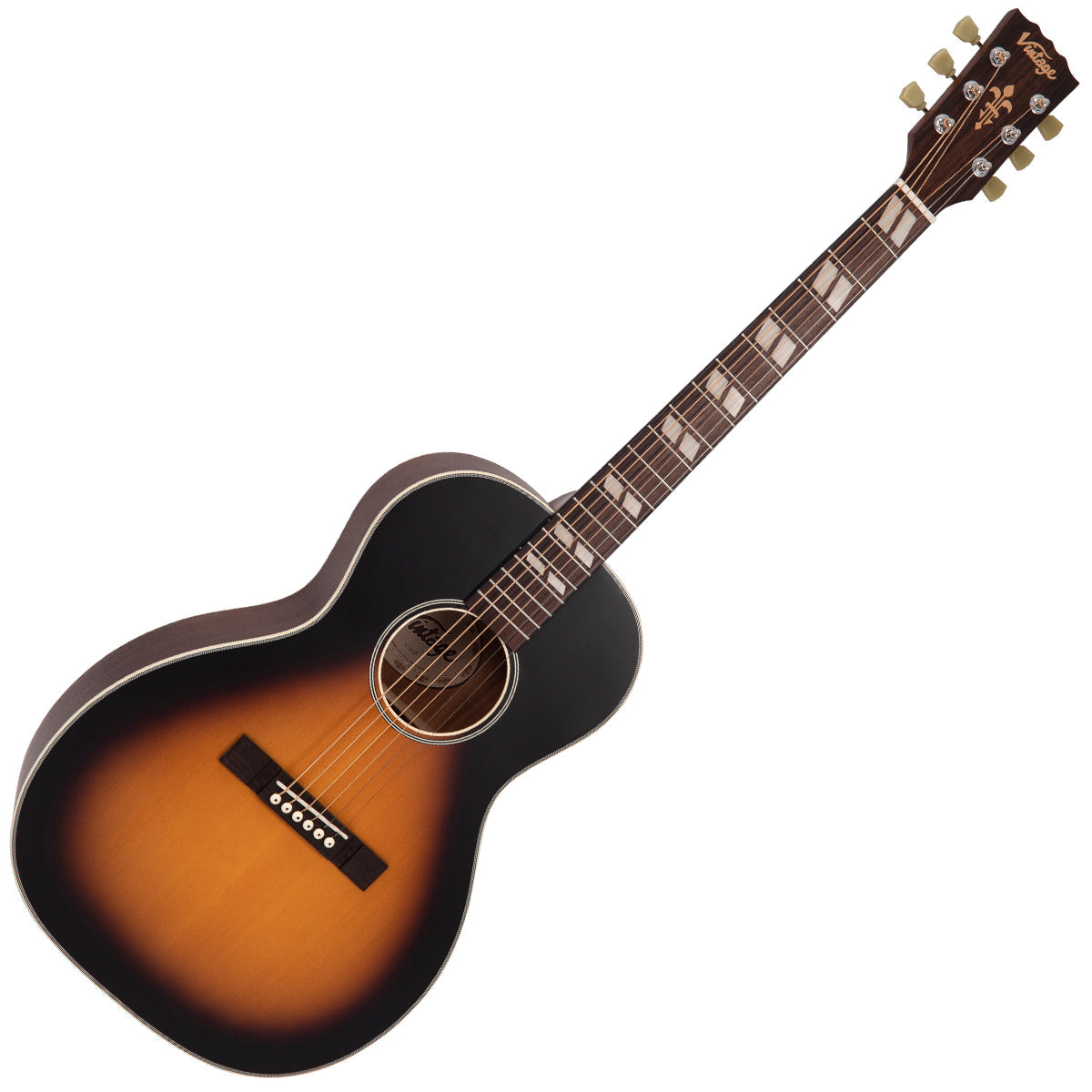 Vintage Historic Series 'Parlour' Acoustic Guitar ~ Vintage Sunburst