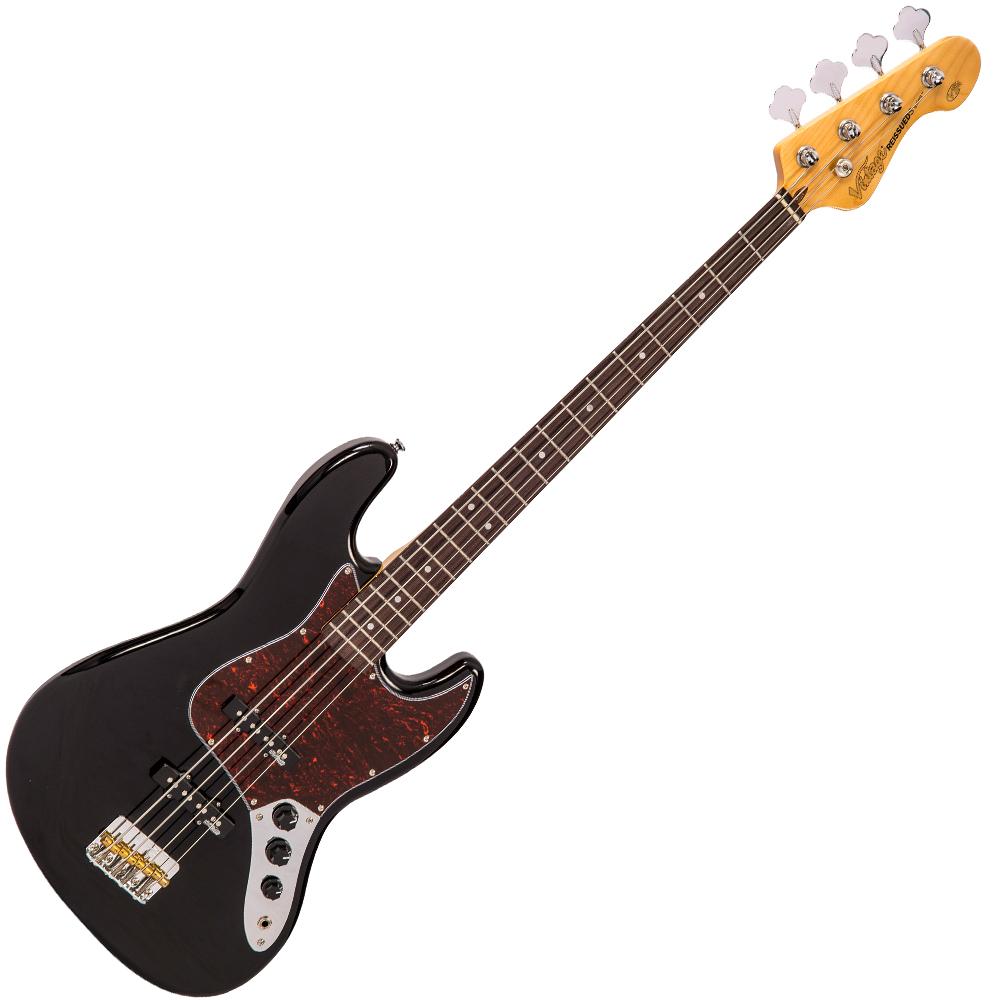 Vintage VJ74 ReIssued Bass ~ Gloss Black