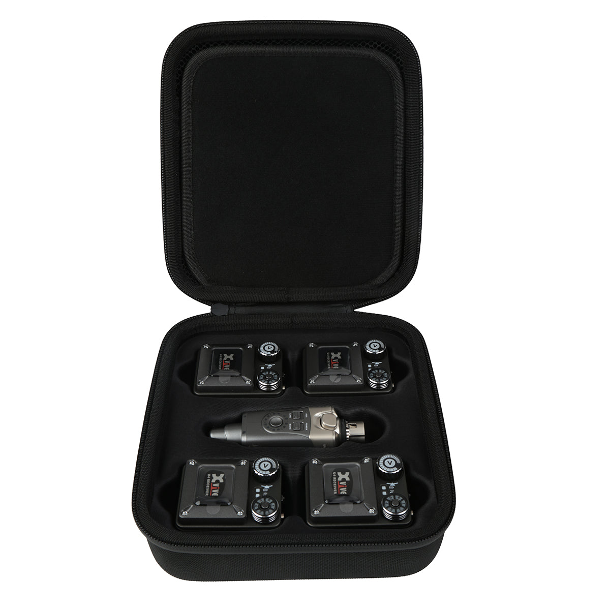 Xvive Travel Case for XU4R4 In-Ear Monitor Wireless System (4 Receivers)